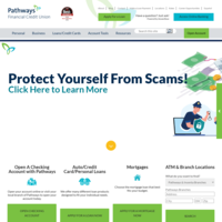 Standard Register Credit Union a Division of Pathways company website screenshot